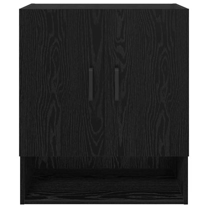Wall Cabinet Black oak 60 x 31 x 70 cm Engineered wood