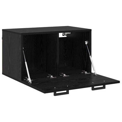 Wall Cabinet Black oak 60 x 36.5 x 35 cm Engineered wood