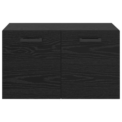 Wall Cabinet Black oak 60 x 36.5 x 35 cm Engineered wood