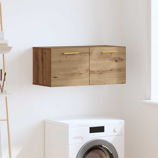 Wall Cabinet 80 x 36.5 x 35 cm Engineered Wood Artisan oak