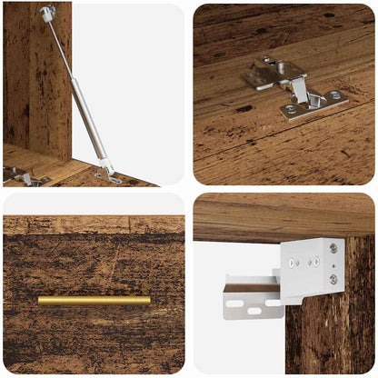 Wall Cabinet Old wood 100 x 36.5 x 35 cm Engineered wood