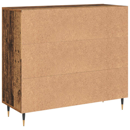 Sideboard Old Wood 90 x 34 x 80 cm Engineered Wood