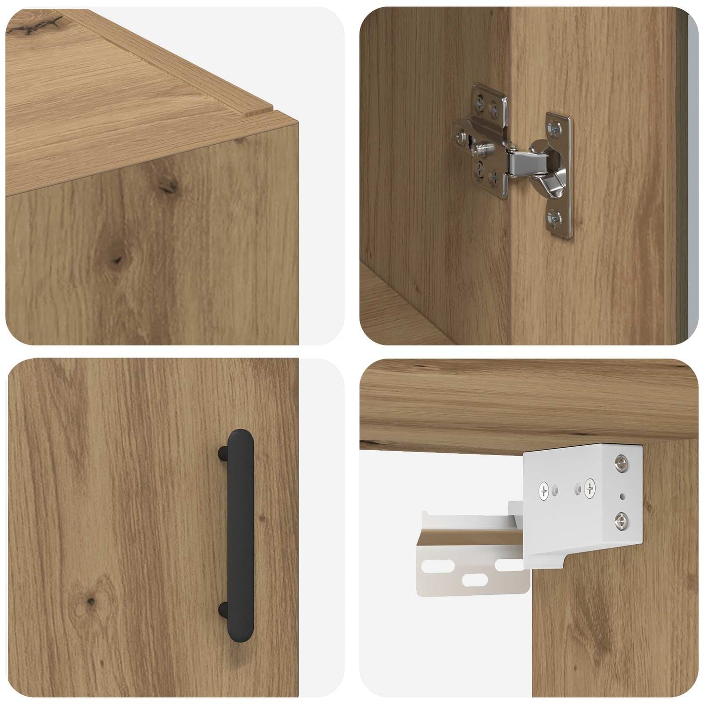 Sideboard Artisan Oak 69.5 x 34 x 90 cm Engineered Wood