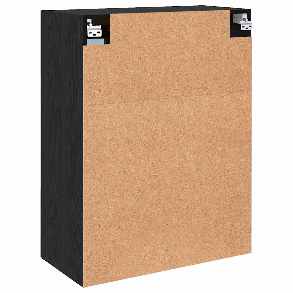 Wall Mounted Cabinet Wall-mounted Black oak 69.5 x 34 x 90 cm