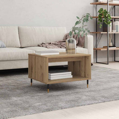 Coffee Table Artisan oak 60 x 50 x 40 cm Engineered wood