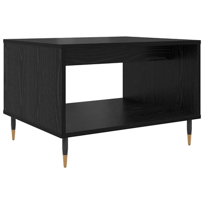 Coffee Table Black oak 60 x 50 x 40 cm Engineered wood