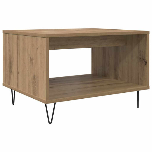 Coffee Table Artisan oak 60 x 50 x 40 cm Engineered wood