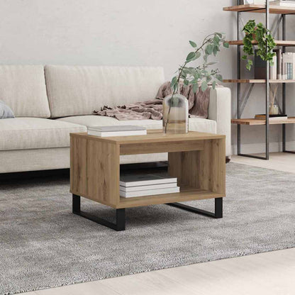 Coffee Table Artisan oak 60 x 50 x 40 cm Engineered wood