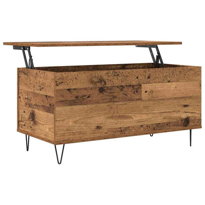 Coffee Table Old wood 90 x 44.5 x 45 cm Engineered wood