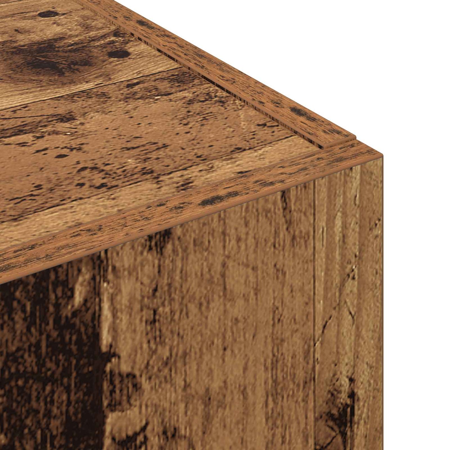 Office Cabinet Old Wood 60 x 32 x 115 cm Engineered Wood