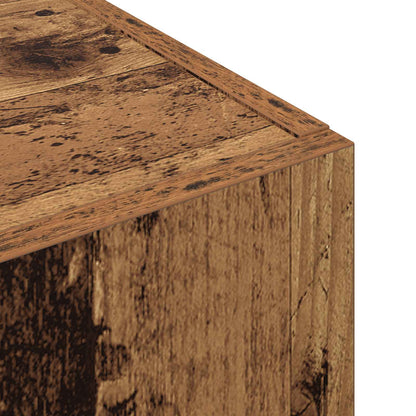Office Cabinet Old Wood 60 x 32 x 115 cm Engineered Wood
