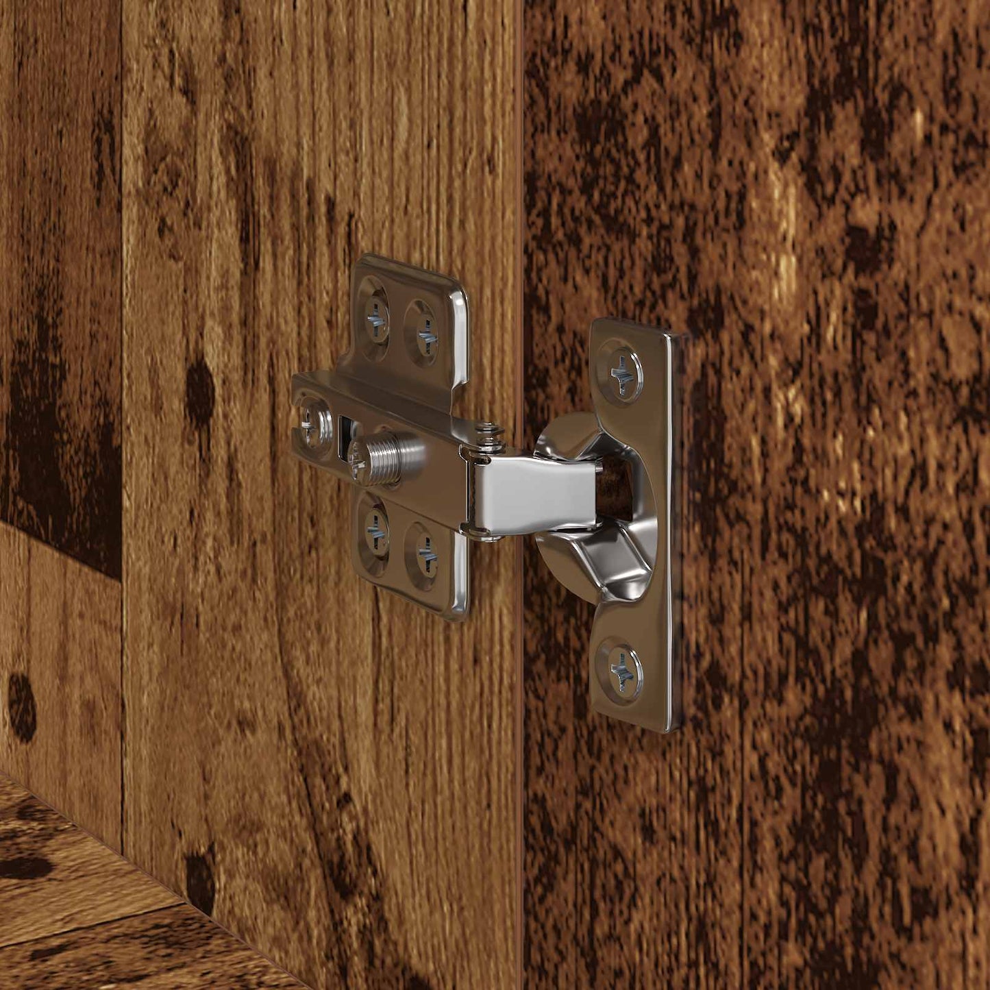 Office Cabinet Old Wood 60 x 32 x 115 cm Engineered Wood