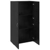 Office Cabinet Black oak 60 x 32 x 115 cm Engineered wood