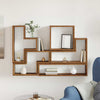 Wall Cube with Shelf Wall-mounted Other with Storage Old wood 96 x 12 x 64 cm Engineered wood