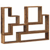 Wall Cube with Shelf Wall-mounted Other with Storage Old wood 96 x 12 x 64 cm Engineered wood