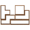 Wall Cube with Shelf Wall-mounted Other with Storage Old wood 96 x 12 x 64 cm Engineered wood