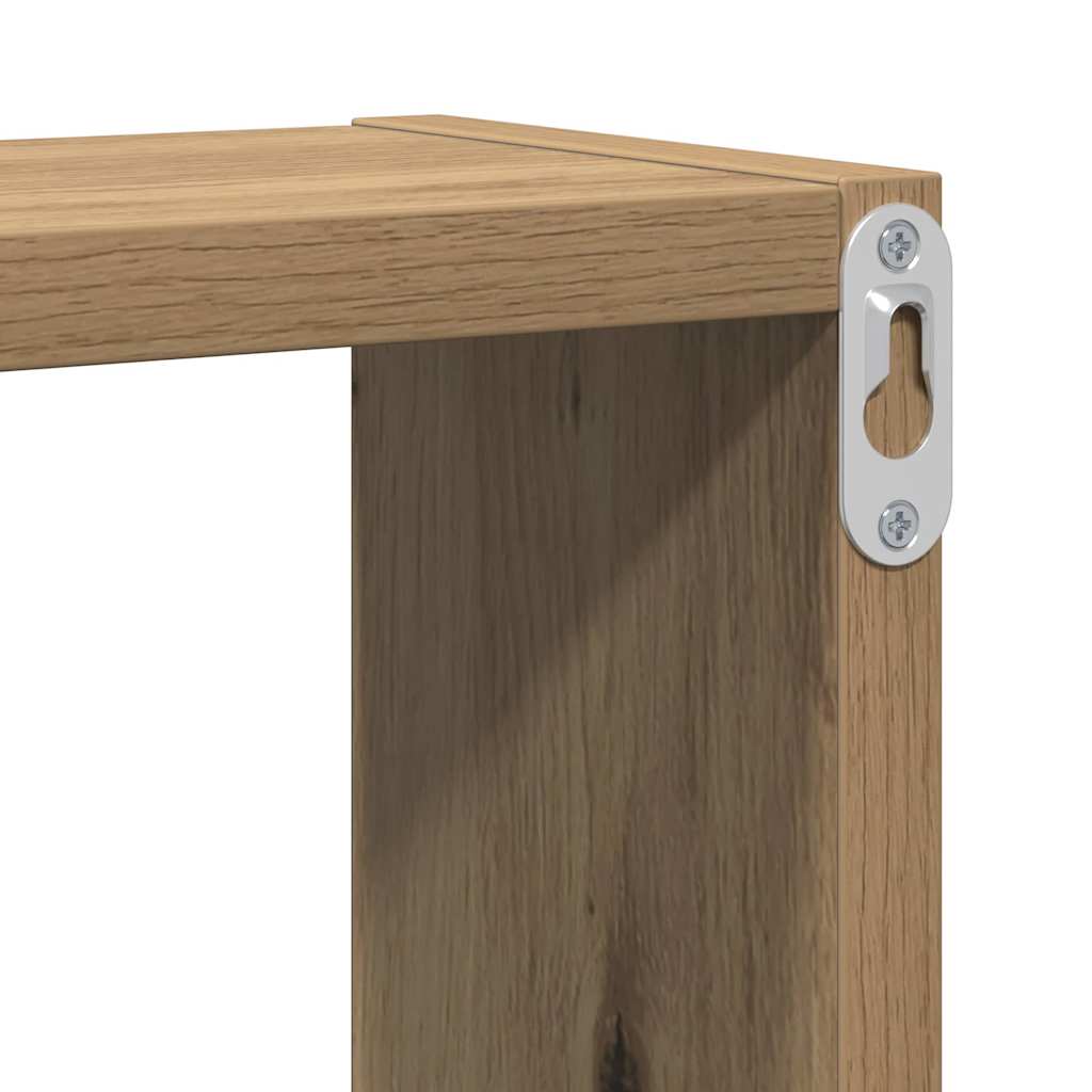Wall Shelf Wall-Mounted Artisan Oak 96 x 12 x 64 cm