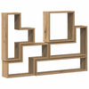 Wall Cube Artisan oak 96 x 12 x 64 cm Engineered wood