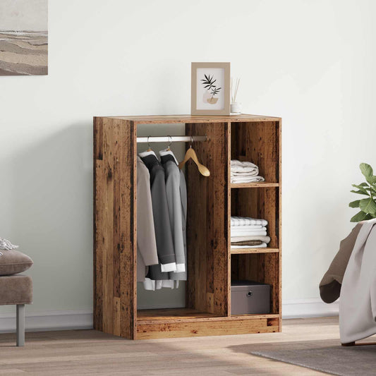 Wardrobe Old Wood 77 x 48 x 102 cm Engineered Wood