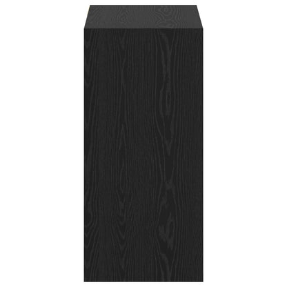 Wardrobe with Shelf with Storage Black Oak 77 x 48 x 102 cm
