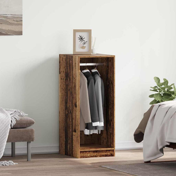 Wardrobe with Shelf with Storage Old wood 41 x 48 x 102 cm Engineered wood