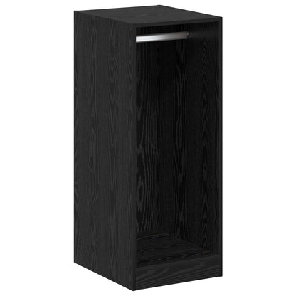 Wardrobe with Shelf with Storage Black Oak 41 x 48 x 102 cm