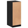 Wardrobe with Shelf Black oak 41 x 48 x 102 cm Engineered wood