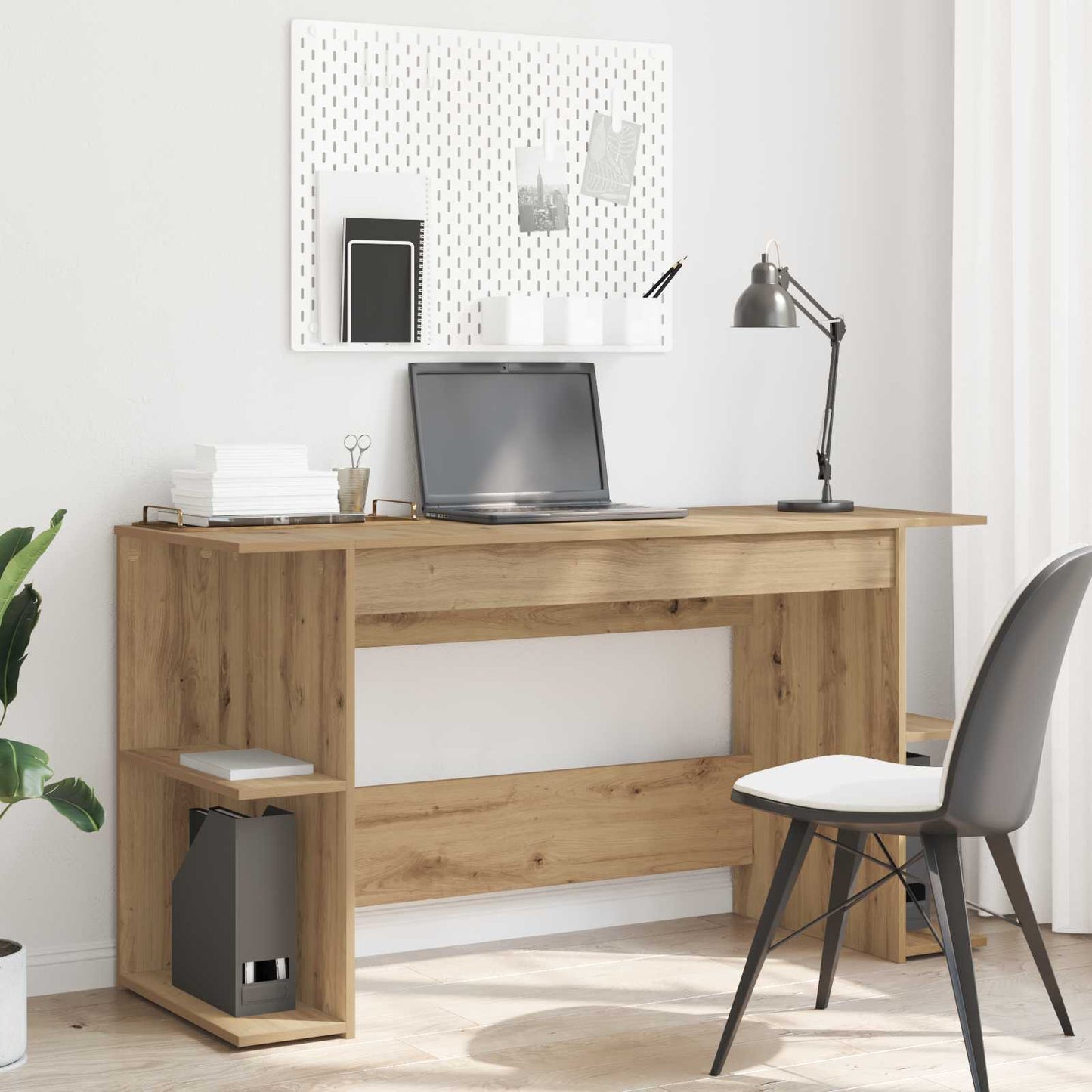 Desk Artisan oak Engineered wood 140 x 50 x 75 cm