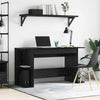 with Shelf Other with Storage Black oak 140 x 50 x 75 cm Engineered wood