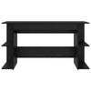 with Shelf Other with Storage Black oak 140 x 50 x 75 cm Engineered wood
