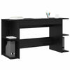 with Shelf Other with Storage Black oak 140 x 50 x 75 cm Engineered wood