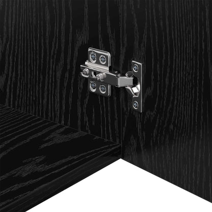Wall Cabinet Black oak 50 x 42.5 x 40 cm Engineered wood