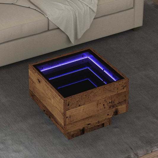 Coffee Table Old wood 40 x 40 x 30 cm