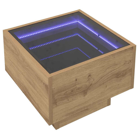 Coffee Table Artisan oak 40 x 40 x 30 cm Engineered wood
