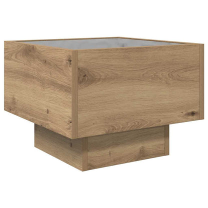 Coffee Table Artisan oak 40 x 40 x 30 cm Engineered wood