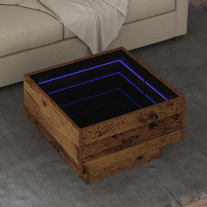 Coffee Table Old wood 50 x 50 x 30 cm Engineered wood