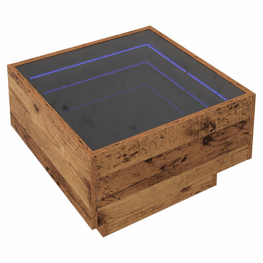 Coffee Table Old wood 50 x 50 x 30 cm
