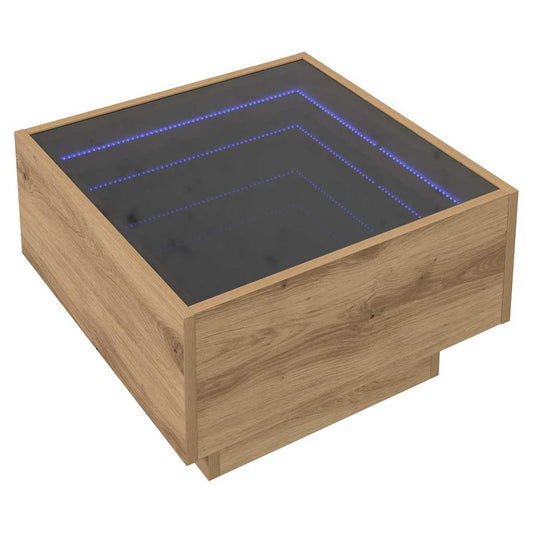 Coffee Table Artisan oak 50 x 50 x 30 cm Engineered wood