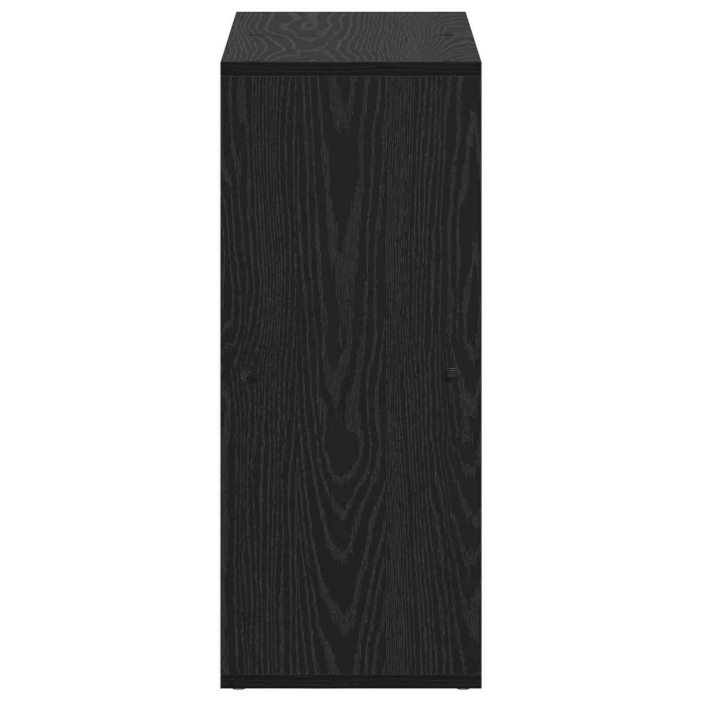 Book Cabinet Black Oak 69.5 x 29 x 69.5 cm Engineered Wood