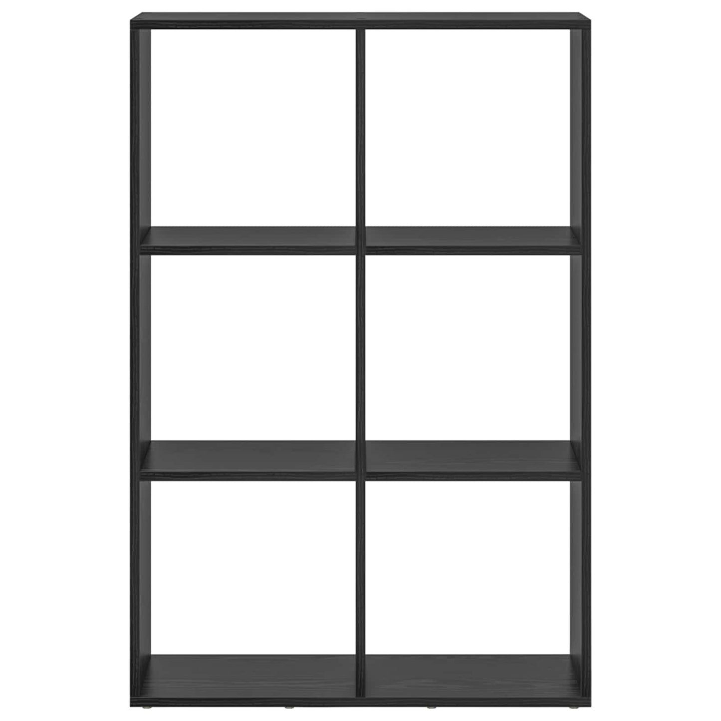 Book Cabinet Black Oak 69.5 x 29 x 103.5 cm Engineered Wood