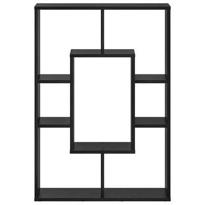 Bookcase Black oak 63 x 20 x 90 cm Engineered wood