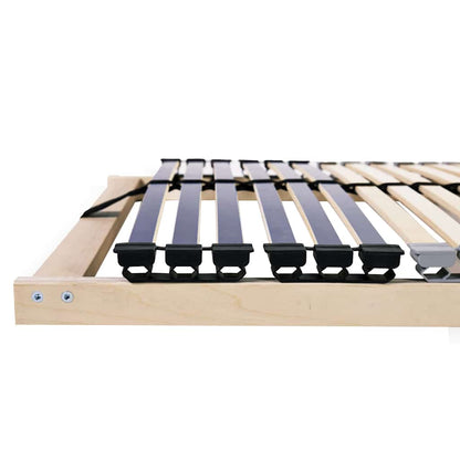 Slatted Bed Base Brown 70 x 190 cm Solid Beech Wood