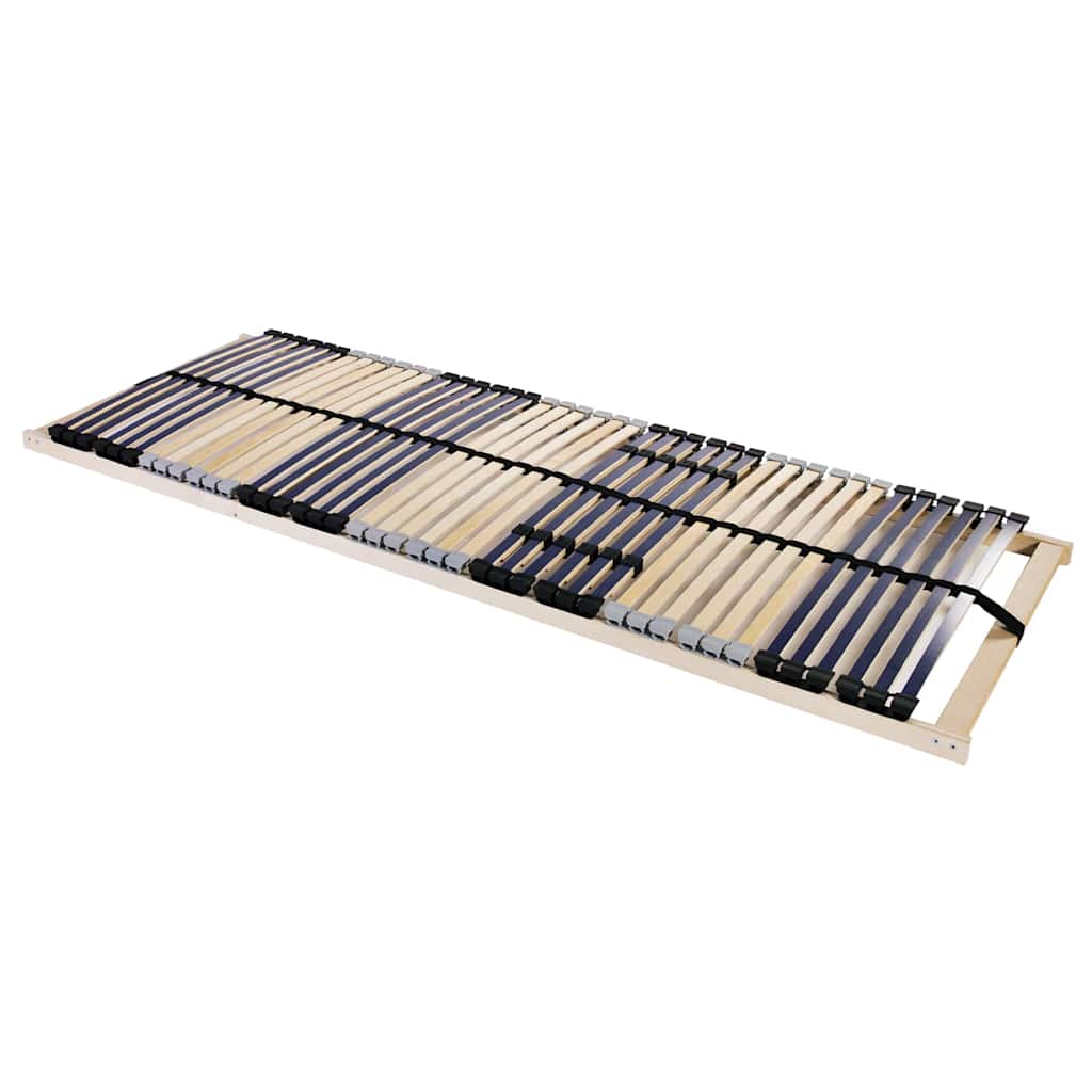 Slatted Bed Base Brown 80 x 190 cm Solid Beech Wood