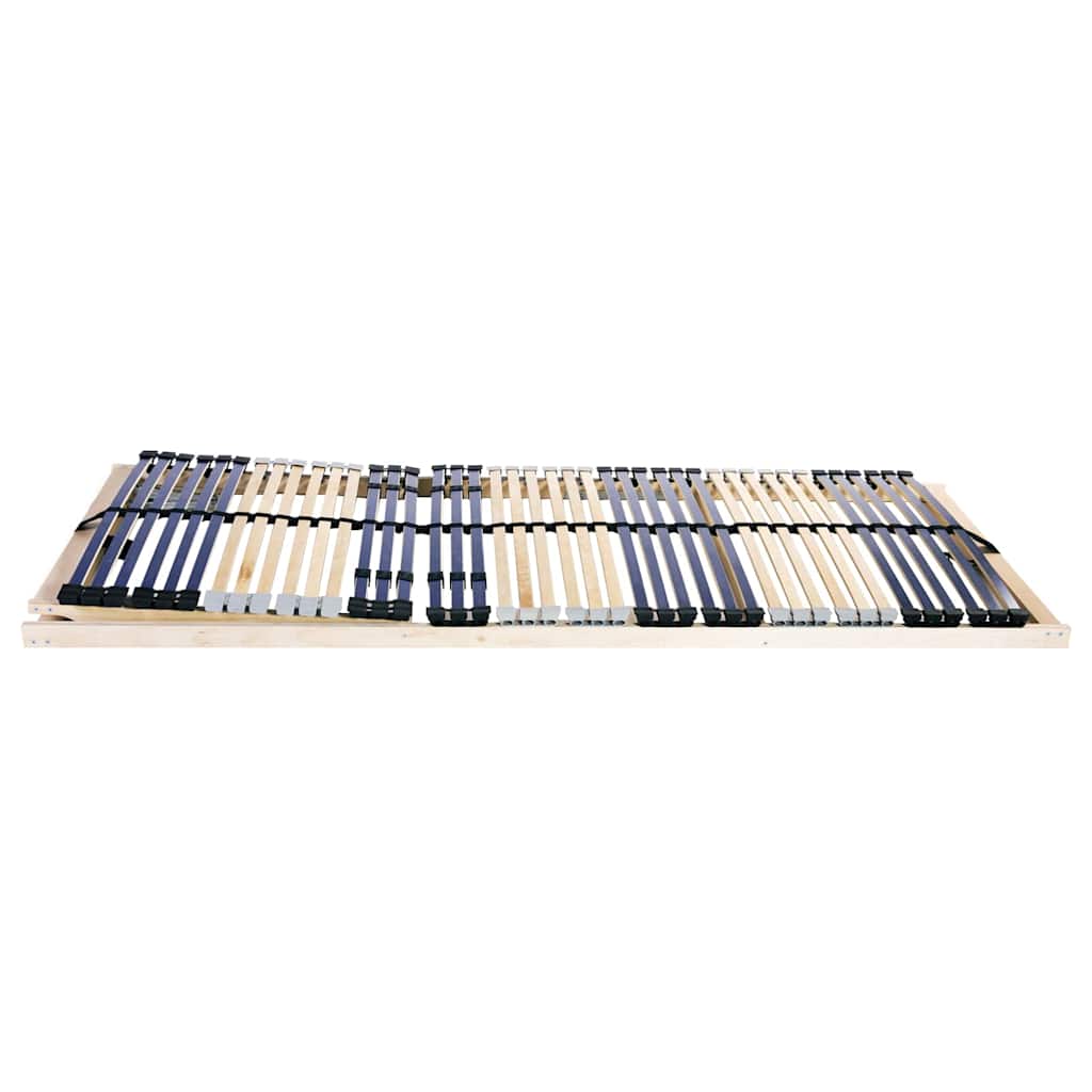 Slatted Bed Base Brown 90 x 190 cm Solid Beech Wood