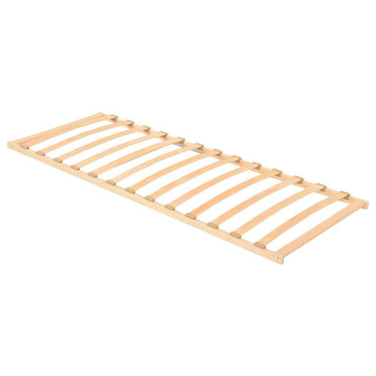 Slatted Bed Base Brown 70 x 190 cm Solid Beech Wood