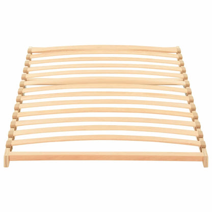 Slatted Bed Base Brown 70 x 190 cm Solid Beech Wood