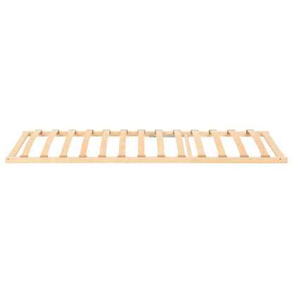 Slatted Bed Base Brown 70 x 190 cm Solid Beech Wood