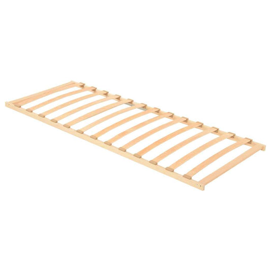 Slatted Bed Base Brown 80 x 190 cm Solid Beech Wood