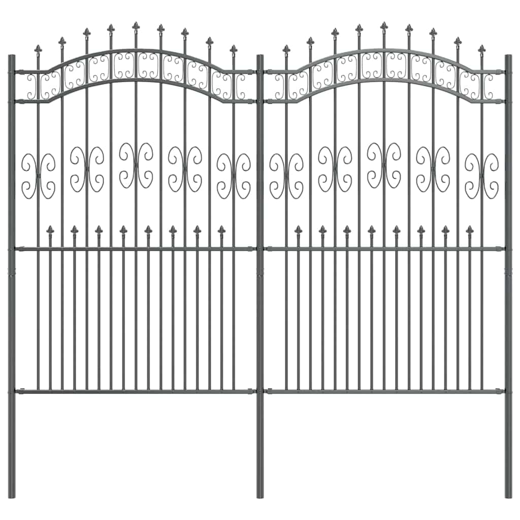 Garden Fence KAMPEN Grey