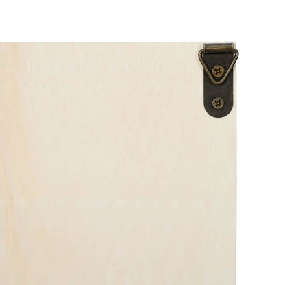 Wall Display Case Wall-Mounted Beige 40 x 4.5 x 43 cm